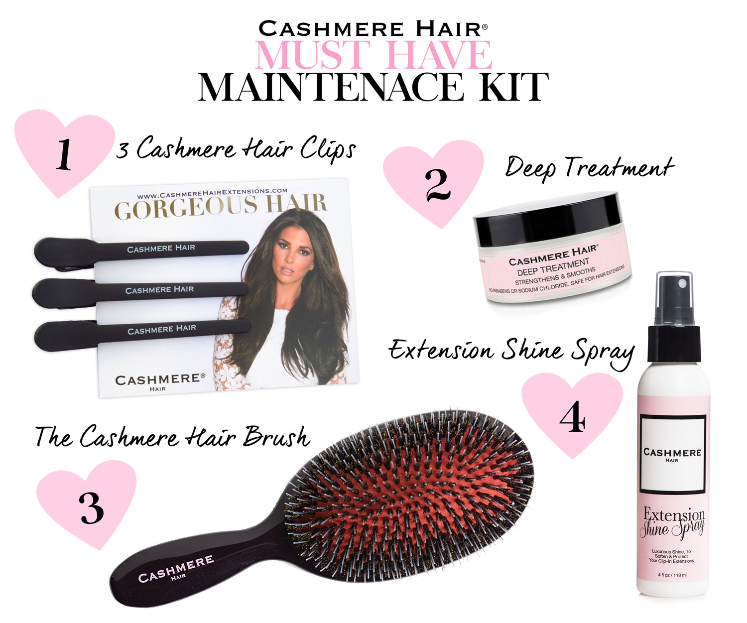 NEW CASHMERE HAIR MAINTENANCE KIT!