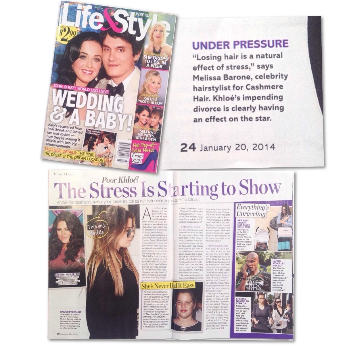 Cashmere Hair in LIFE & STYLE MAGAZINE
